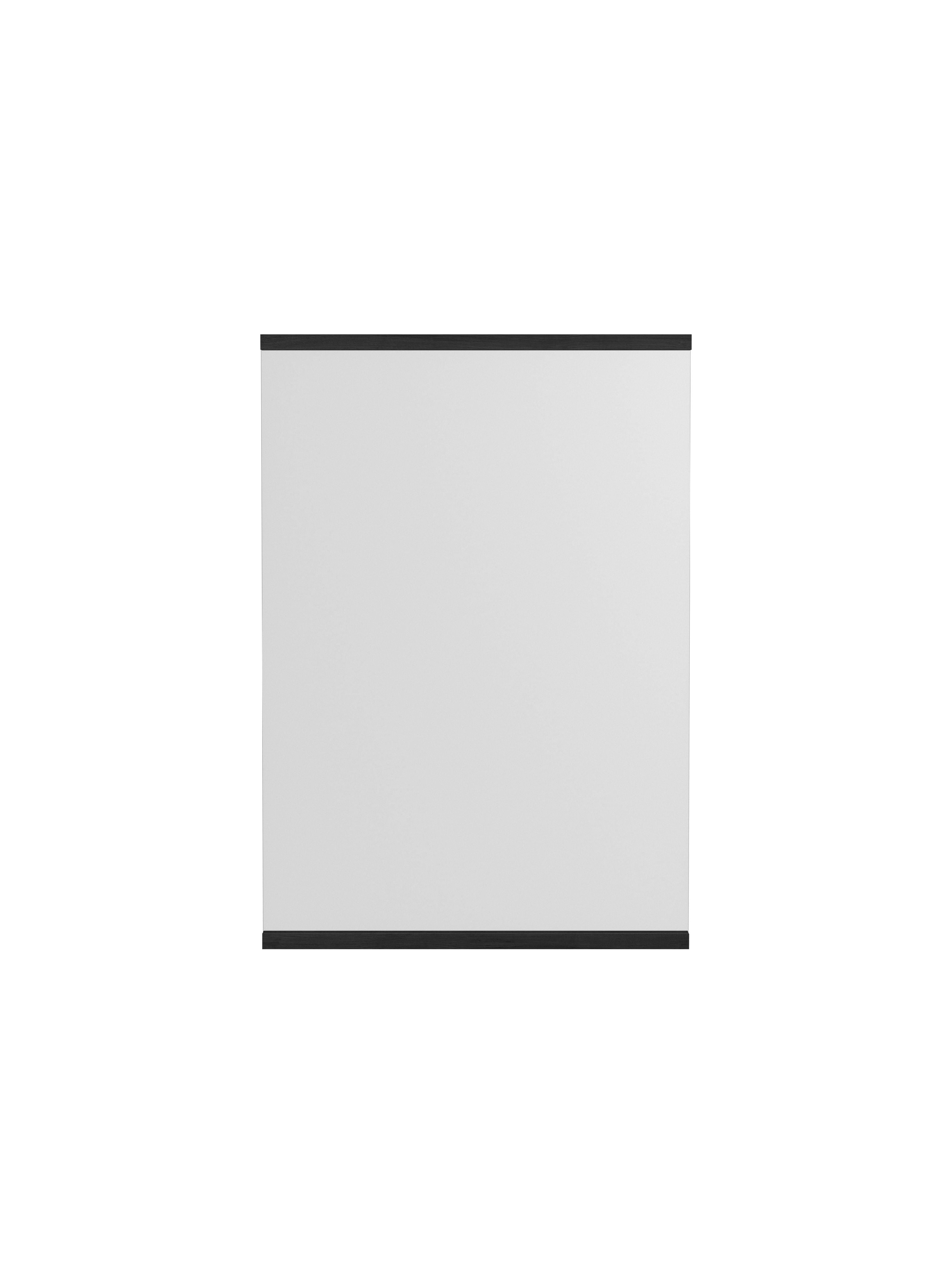 Moebe Rechthoekige wandspiegel 71,9x50 cm, zwart