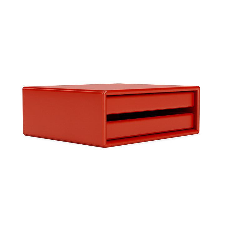 Montana Classify Tray Module, Rosehip Red
