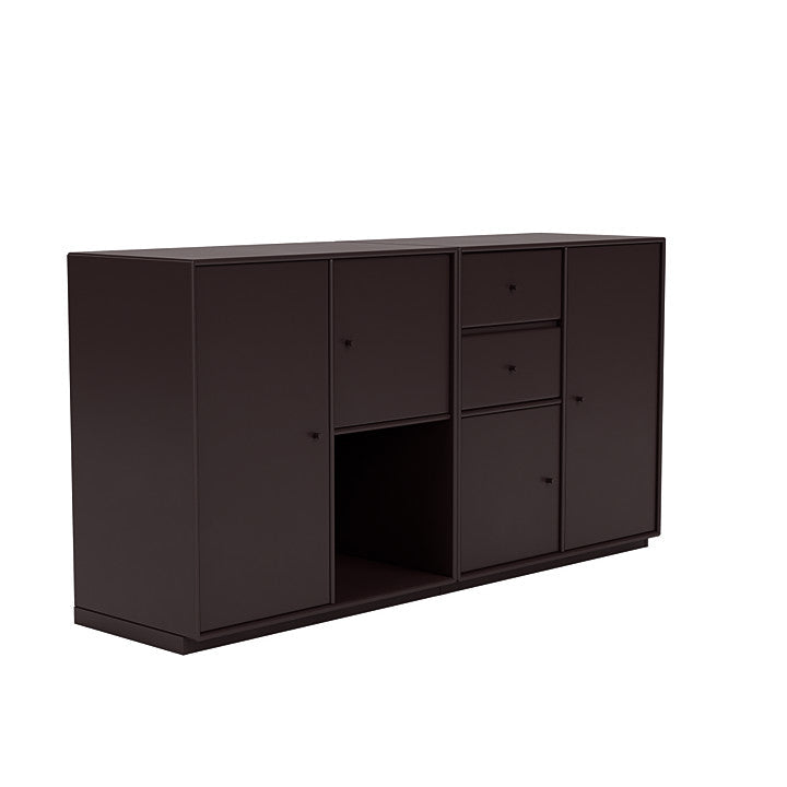 Montana -paar dressoir met 3 cm plint, balsamisch bruin