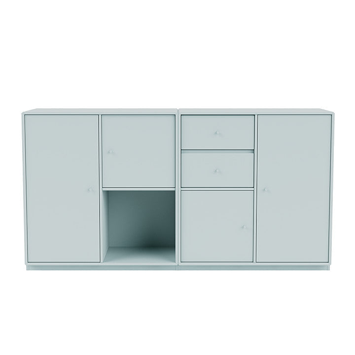 Montana paar dressoir met 3 cm plint, vuursteen