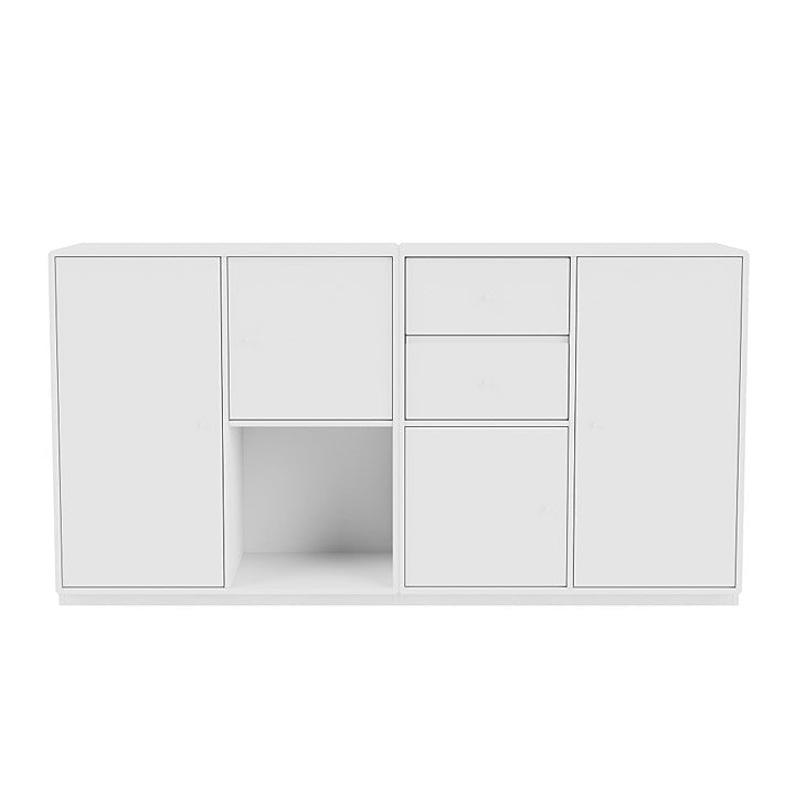 Montana paar dressoir met 3 cm plint, nieuw wit