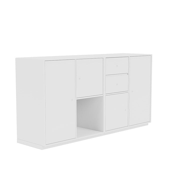 Montana paar dressoir met 3 cm plint, nieuw wit