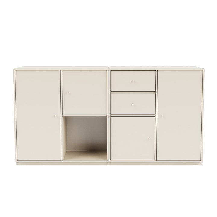 Montana -Paar -Sideboard mit 3 cm Sockel, Hafer