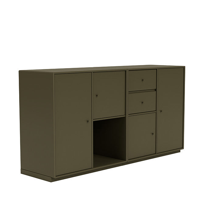 Montana paar dressoir met 3 cm plint, oregano green