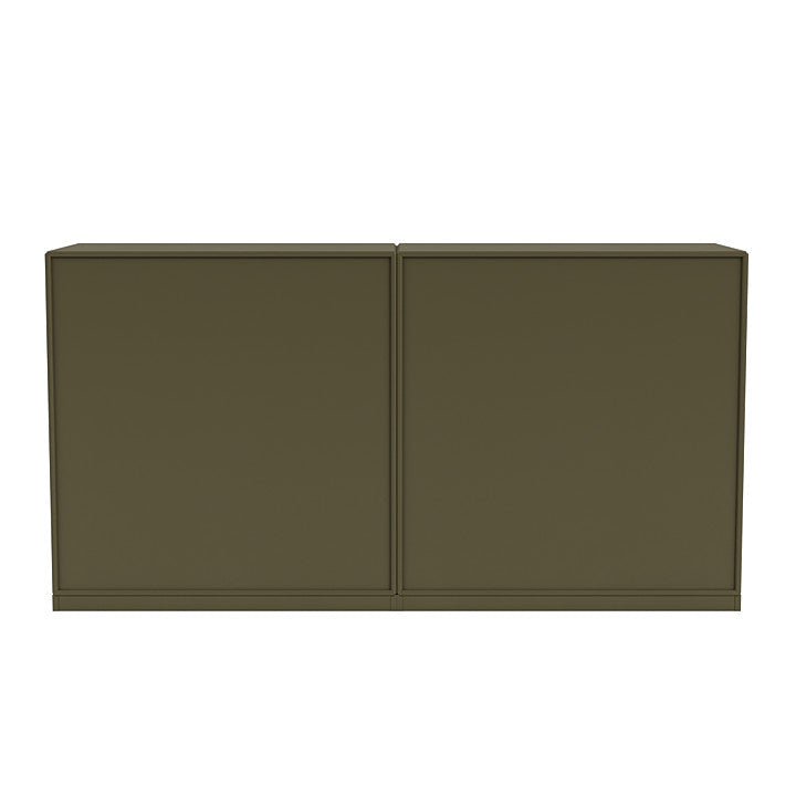 Montana paar dressoir met 3 cm plint, oregano green