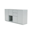 Montana -paar dressoir met 3 cm plint, oyster grijs