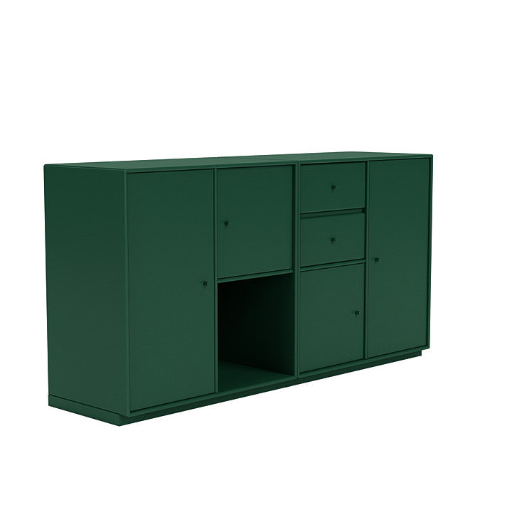 Montana -paar dressoir met 3 cm plint, dennengroen