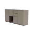 Montana -paar dressoir met 3 cm plint, truffelgrijs