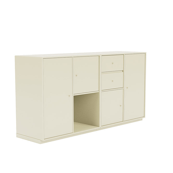 Montana Paar Sideboard mit 3 cm Sockel, Vanilleweiß