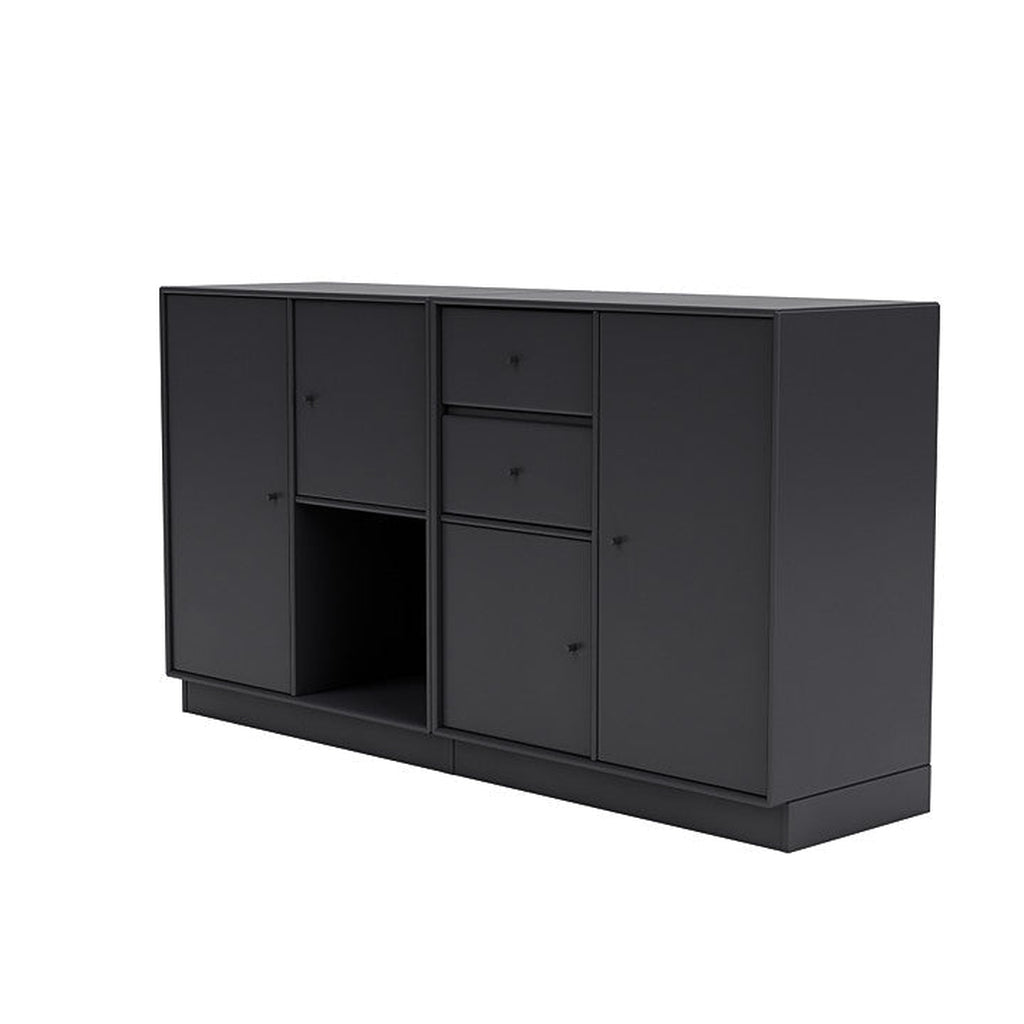 Montana -paar dressoir met 7 cm plint, antraciet