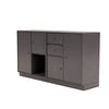 Montana paar dressoir met 7 cm plint, koffiebruin