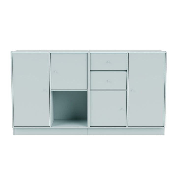 Montana -paar dressoir met 7 cm plint, vuursteen