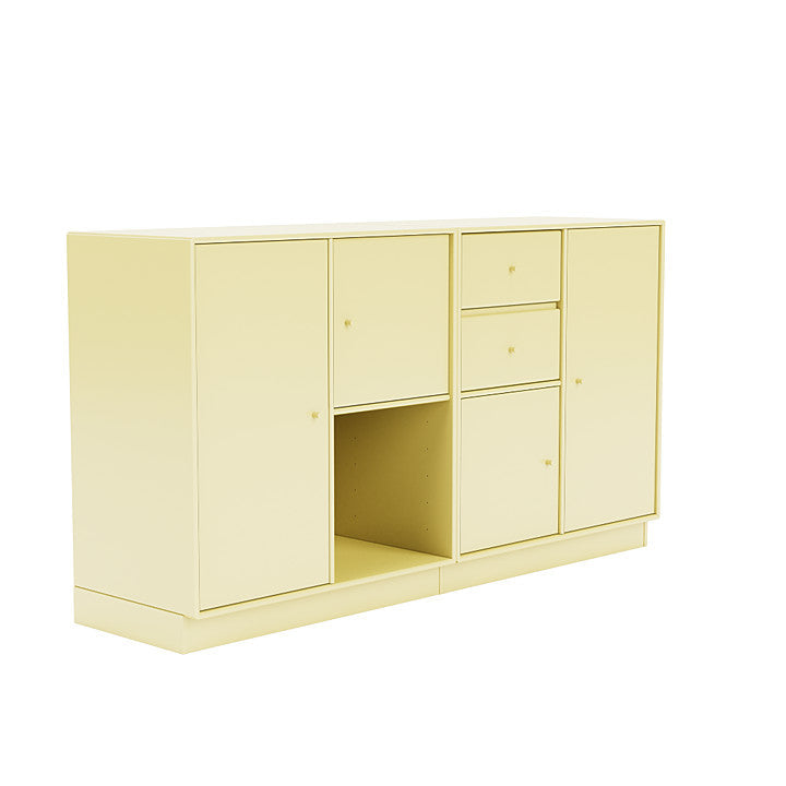 Montana -paar dressoir met 7 cm plint, kamille geel