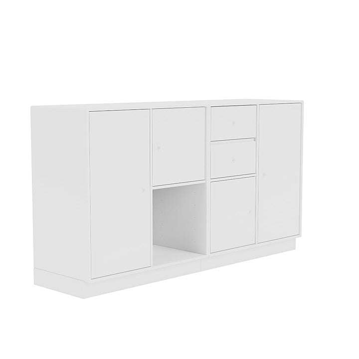 Montana paar dressoir met 7 cm plint, nieuw wit