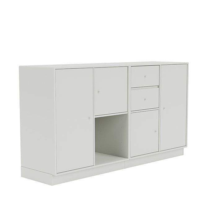 Montana -paar dressoir met 7 cm plint, Nordic White