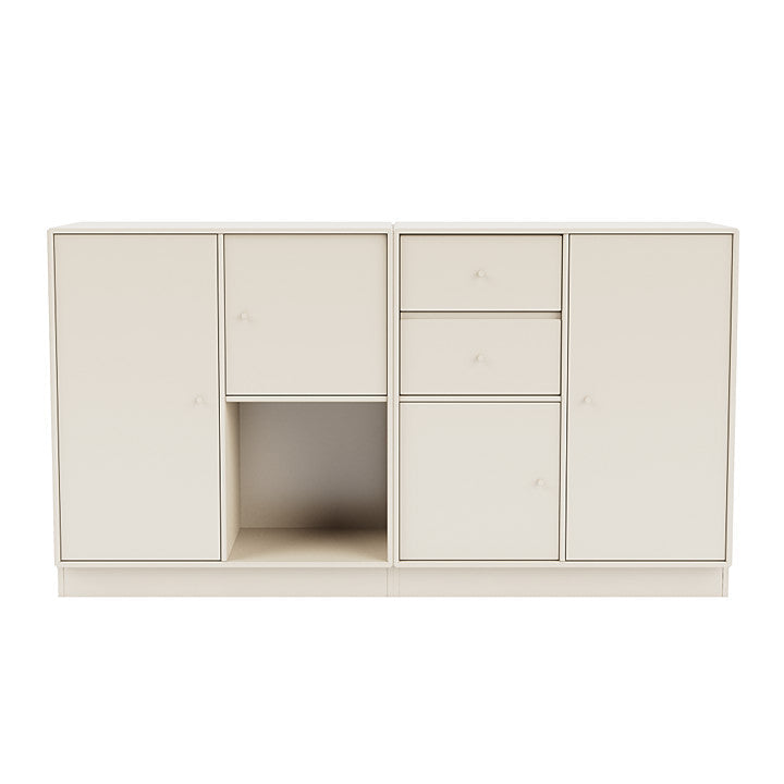 Montana -Paar -Sideboard mit 7 cm Sockel, Hafer