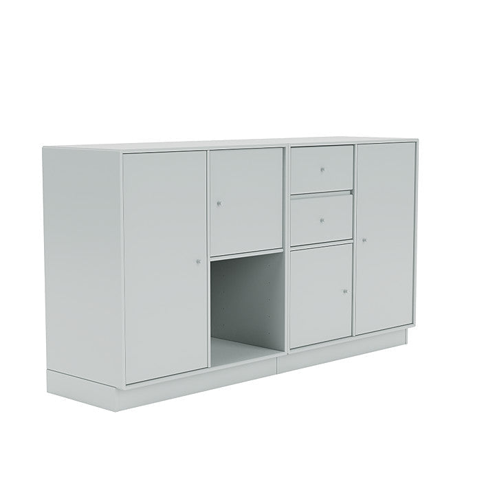 Montana -paar dressoir met 7 cm plint, oyster grijs