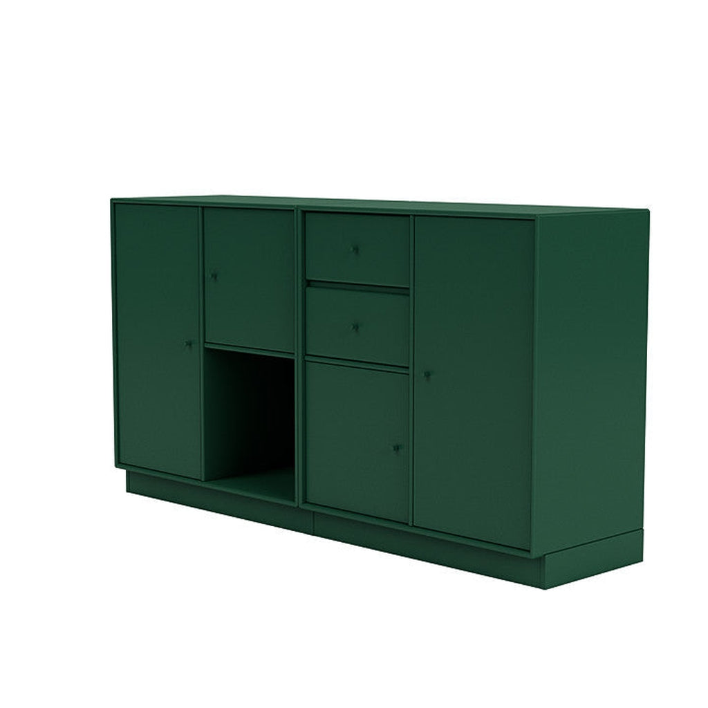 Montana -paar dressoir met 7 cm plint, dennengroen