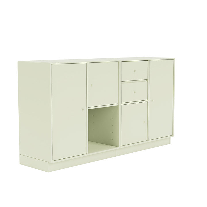 Montana -paar dressoir met 7 cm plint, Pomelo Green