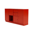 Montana -paar dressoir met 7 cm plint, rosehip rood