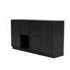 Montana -Paar Sideboard mit 7 cm Sockel, schwarz