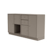 Montana -paar dressoir met 7 cm plint, truffelgrijs