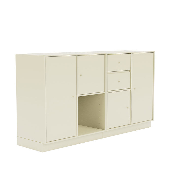 Montana paar dressoir met 7 cm plint, vanillewit