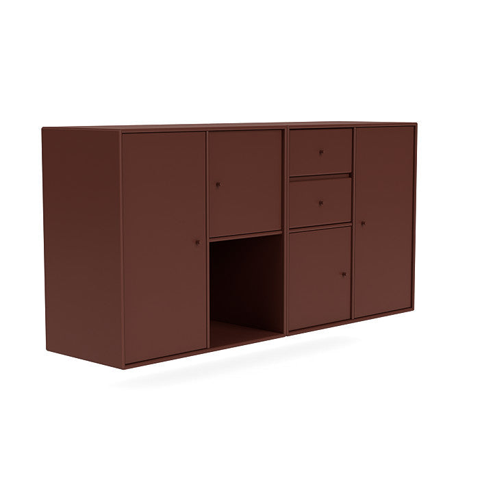 Montana paar dressoir met ophangrail, Masala