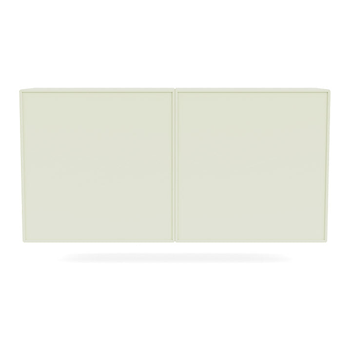 Montana paar dressoir met ophangrail, Pomelo Green