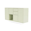 Montana paar dressoir met ophangrail, Pomelo Green