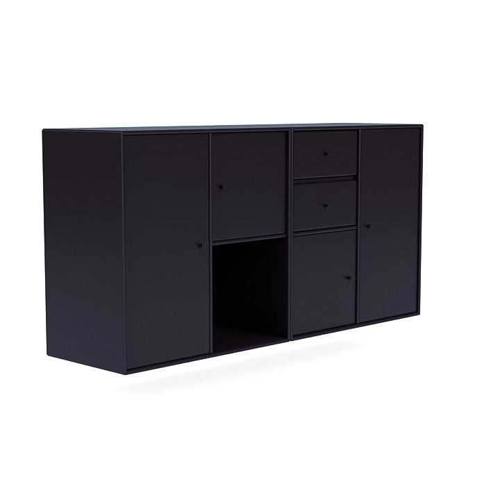 Montana paar dressoir met ophangrail, schaduw