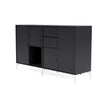 Montana Paar Sideboard mit Beinen, Anthrazit/Schneewittchen