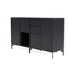 Montana Paar Sideboard mit Beinen, Anthrazit/Schwarz