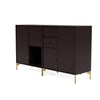 Montana -paar dressoir met benen, balsamico/messing