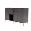 Montana paar dressoir met benen, koffie/messing