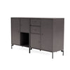 Montana Paar Sideboard mit Beinen, Kaffee/Schwarz