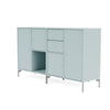 Montana paar dressoir met benen, Flint/Matt Chrome