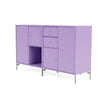 Montana paar dressoir met benen, iris/mat chroom