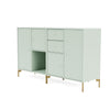 Montana Paar Sideboard mit Beinen, Nebel/Messing