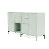 Montana paar dressoir met benen, mist/zwart