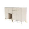 Montana -paar dressoir met benen, haver/messing