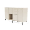 Montana paar dressoir met benen, haver/zwart