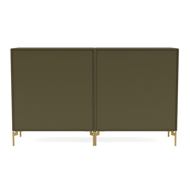 Montana -paar dressoir met benen, oregano/messing