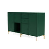 Montana -paar dressoir met benen, den/messing