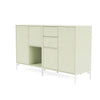 Montana Paar Sideboard mit Beinen, Pomelo/Schneewittchen