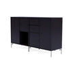 Montana Paar Sideboard mit Beinen, Schatten/Matt Chrom