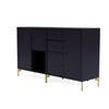 Montana paar dressoir met benen, schaduw/messing