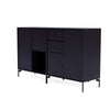 Montana Paar Sideboard mit Beinen, Schatten/Schwarz