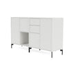 Montana -paar dressoir met benen, wit/zwart