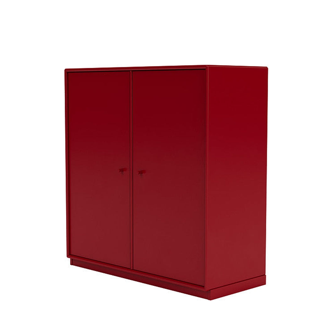 Montana Cover Cabinet With 3 Cm Plinth, Beetroot Red